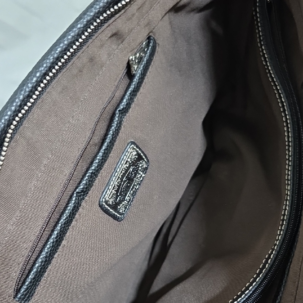 Trinity Ranch By Montana West Cowhide And Black Leather Women's Handbag - Picture 3 of 7